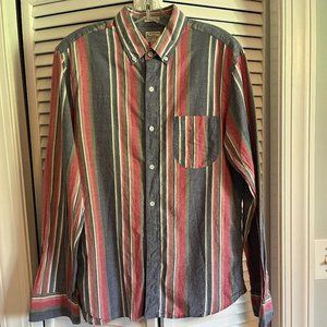J. Crew Multicolor Striped Casual Button Down Shirt